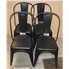 Image 1 : *BAILIFF SEIZURE* STACK OF 4 RESTAURANT CHAIRS