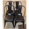 Image 1 : *BAILIFF SEIZURE* STACK OF 4 RESTAURANT CHAIRS