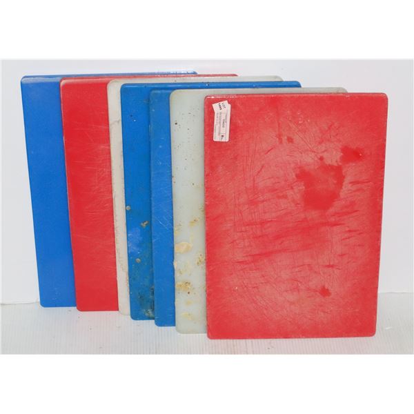 *BAILIFF SEIZURE* 7 CUTTING BOARDS (18" X 12")