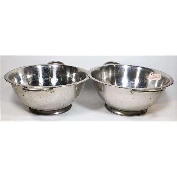 *BAILIFF SEIZURE* TWO 13" COLANDERS