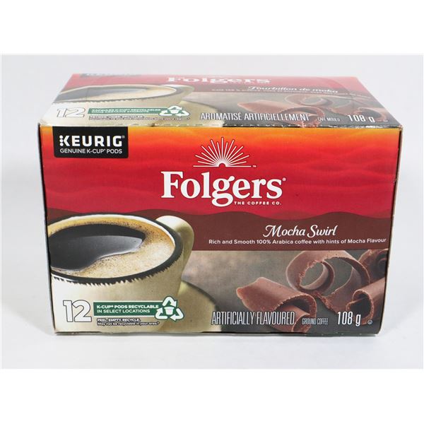 NEW 12PACK FOLGERS KEURIG CUPS
