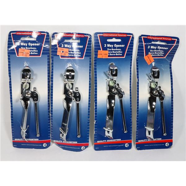 BAG OF NEW CAN OPENER/ BOTTLE OPENERS