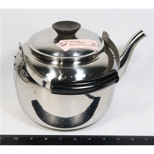 STAINLESS STEEL KETTLE WITH LID