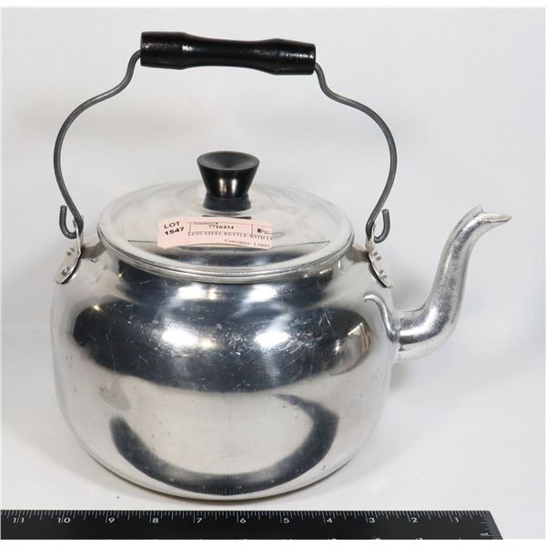 STAINLESS STEEL KETTLE WITH LID