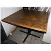 Image 1 : *BAILIFF SEIZURE* SQUARE RESTAURANT TABLE