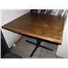 Image 1 : *BAILIFF SEIZURE* SQUARE RESTAURANT TABLE