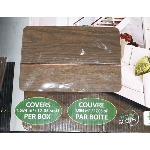 5 CASES OF CAPPUCCINO OAK WOOD FLOORING