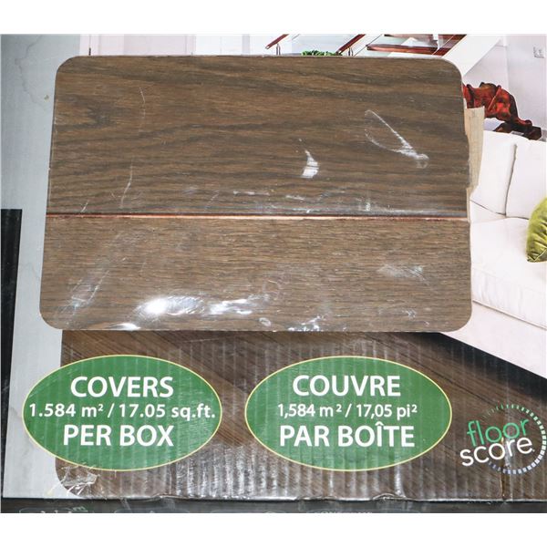 5 CASES OF CAPPUCCINO OAK WOOD FLOORING