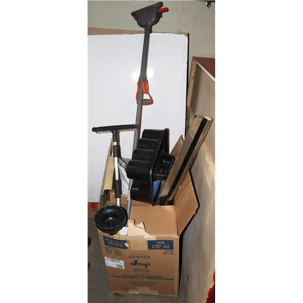 *BAILIFF SEIZURE* BOX OF RESTAURANT MISC INCLUDING