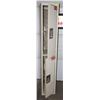 Image 1 : LOCKER, TWO DOORS. APPROX. 6' TALL X 1' 'WIDE X 15"D