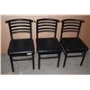 Image 1 : THREE MATCHING VERY GOOD CONDITION CHAIRS