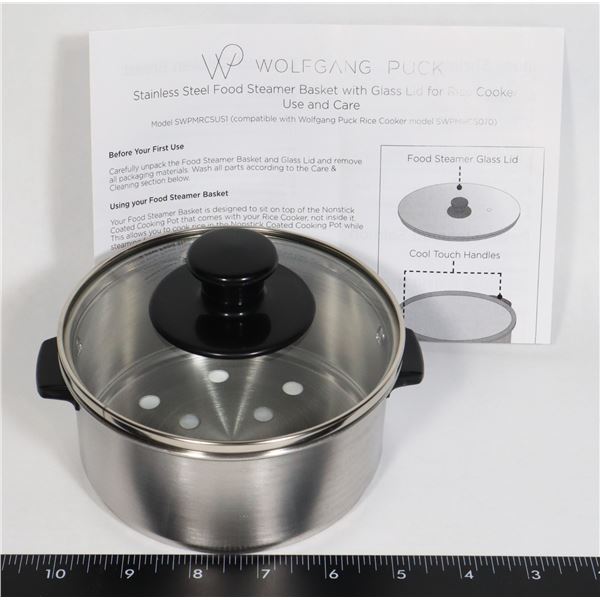 NEW WOLFGANG PUCK PORTABLE COOKER STEAMER