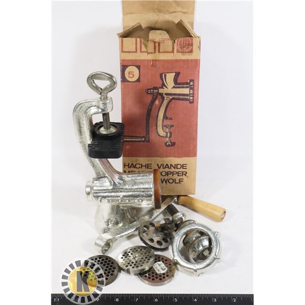 HACHE VAINDE MEAT CHOPPER #5 FLEISCHWOLF