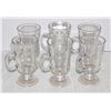 Image 1 : LOT OF 6 IRISH COFFEE GLASSES ABOUT 5 1/2" TALL