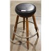 Image 1 : VINTAGE BAR STOOL, SEAT HEIGHT 29"
