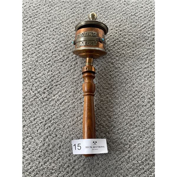 Budist Tibetin Prayer Wheel 12L