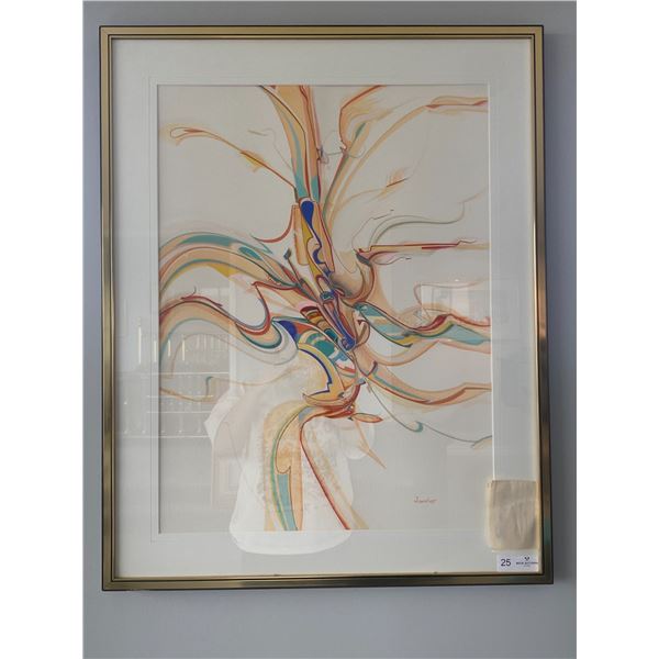 Alex Janvier Free West Gouache 30 x 36T