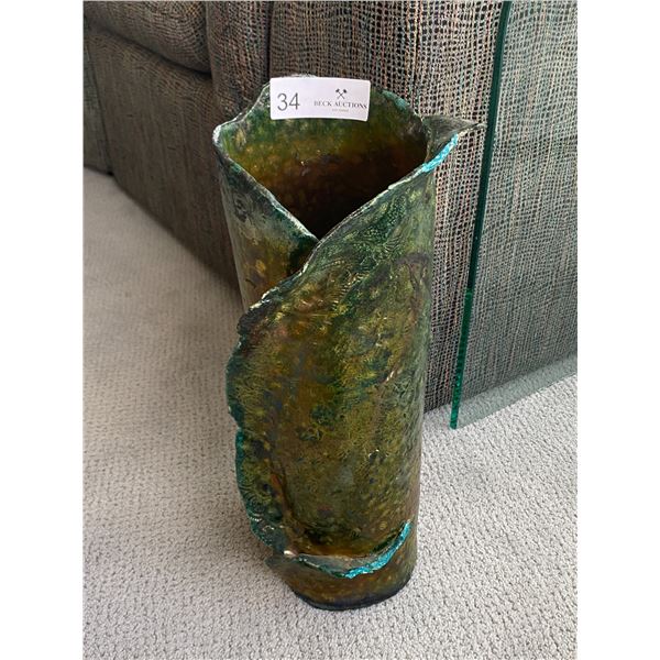 F B Art Sculpture Flower Vase 16T