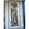 Image 1 : English Rubbing Art Piece Large 69 x 28