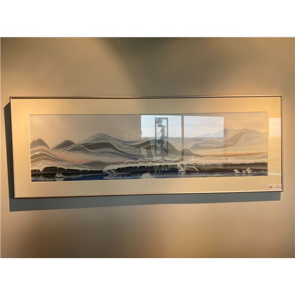 Bruce Perry Watercolour 50 x 18