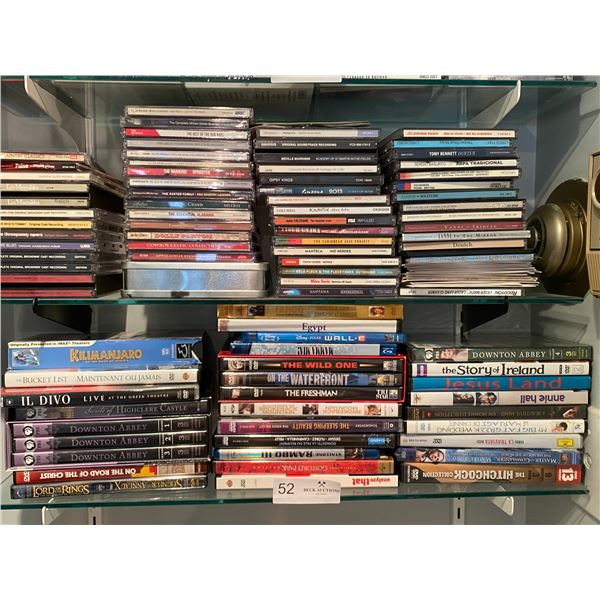 CD Collection Tony Bennet - Les Mis - 40CDs & DVDs  Downton Abby