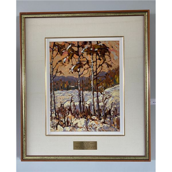 Rod Charlsworth Edge Of Auctumn Oil On Board 19 x 22