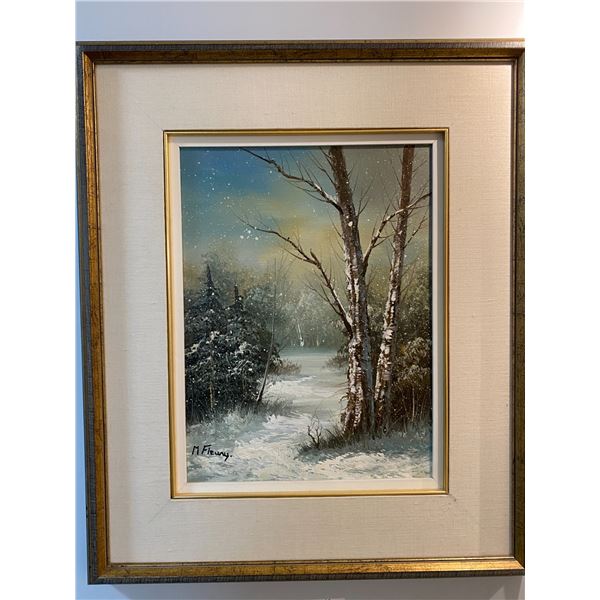 M Fleuny Oil On Canvas 21 x 24