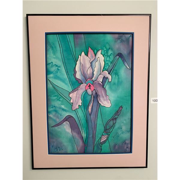 Darcy Flower Silk Painting 20L x 26W