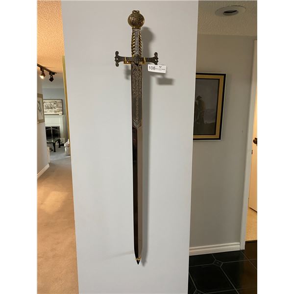 39T Sword Fecit+Potentiam The Parade Sword Of The Constable Of France