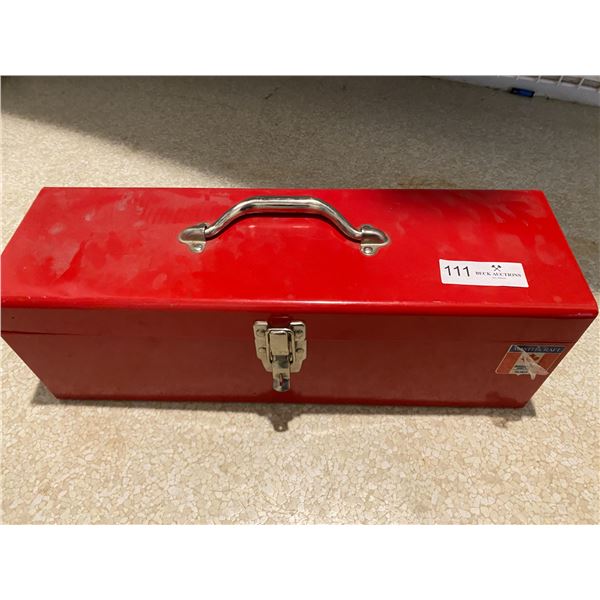 Red Tool Box With Contents