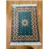 Image 1 : Turkish Hand Knotted Silk Carpet 36L x 27W