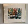Image 1 : Watercolour Print By Francis Alty-Arscott (Winter Reflection) 20 x 17