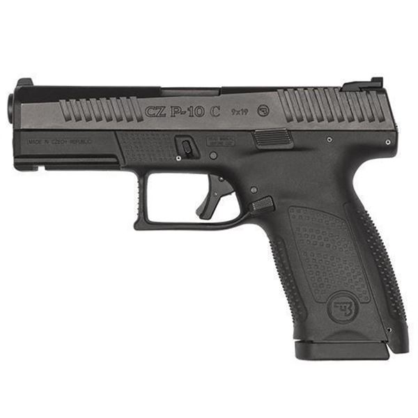 CZ P-10 C 9MM 4  COMPACT BLK AMBIDEXTROUS 15RD