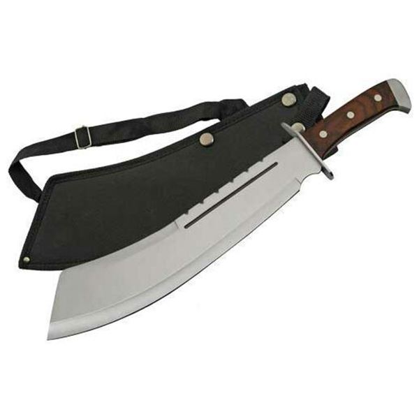 SZCO RITE EDGE 13.5  WOOD BULLY MACHETE SS BLADE W/SHTH