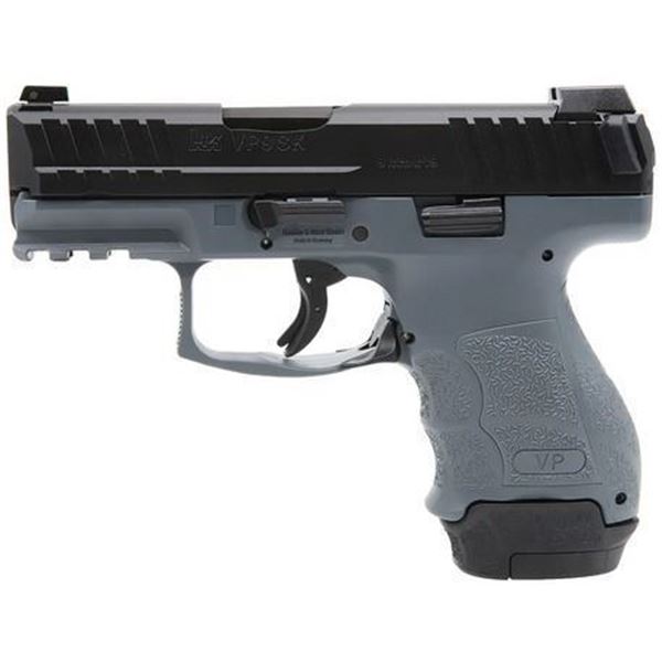 HK VP9SK SUBCOMPACT 9MM GRY 3.39" 15/12RD