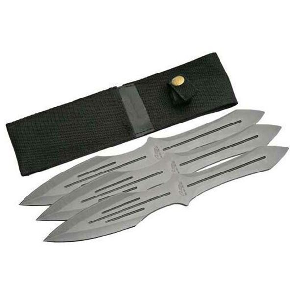 SZCO RITE EDGE 10  PRO THROWER KNIFE 3PC SET W/SHEATH