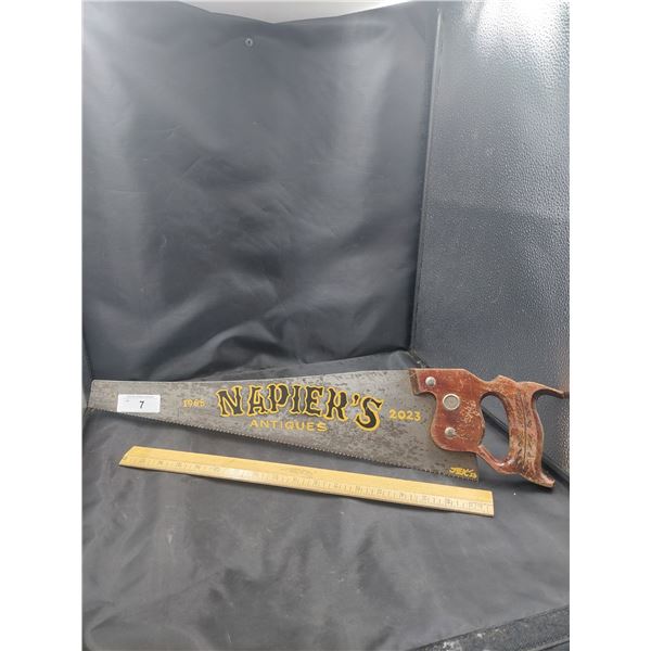 Custom Painted Carpenters Saw