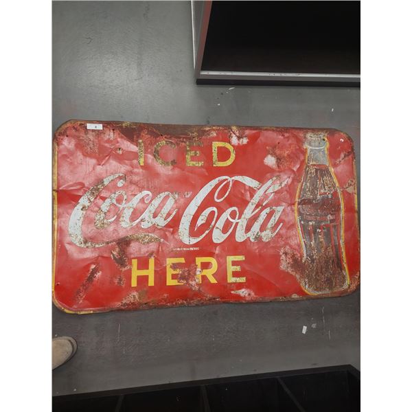 Vintage 1950s Coca Cola Sign