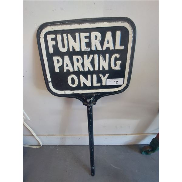 1930s Vancouver Funeral Sign