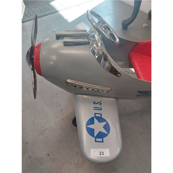 Beautiful Vintage Pedal Plane