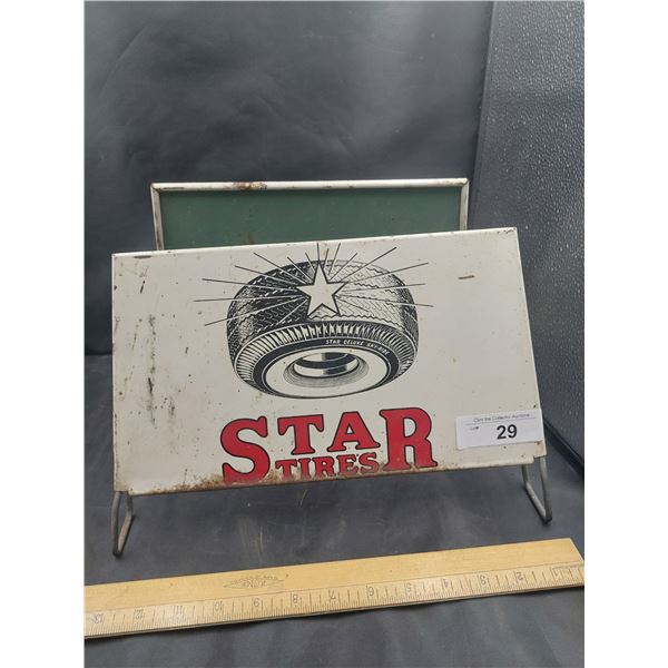Vintage Metal Tire Stand