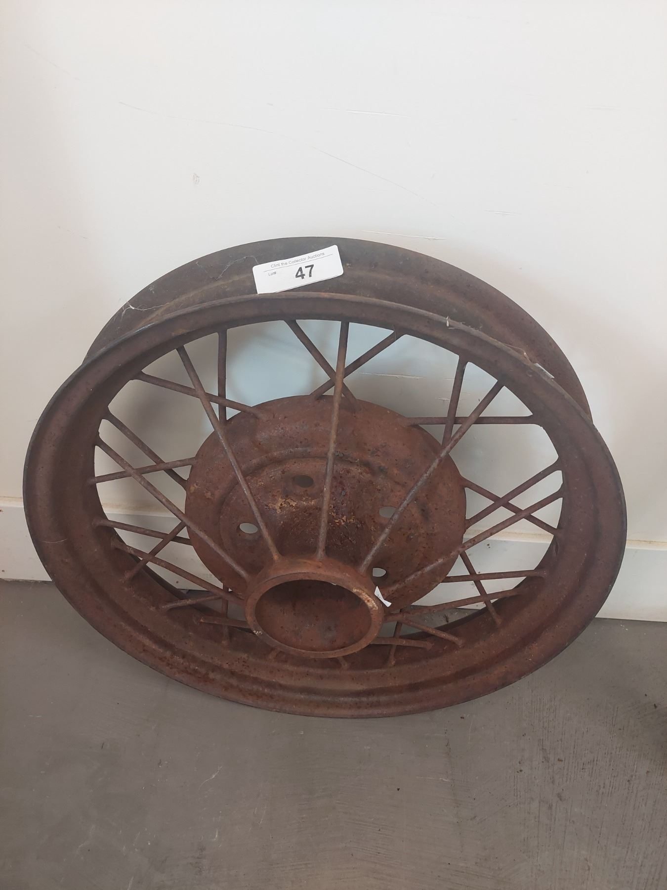 Antique Wheel True Spoke