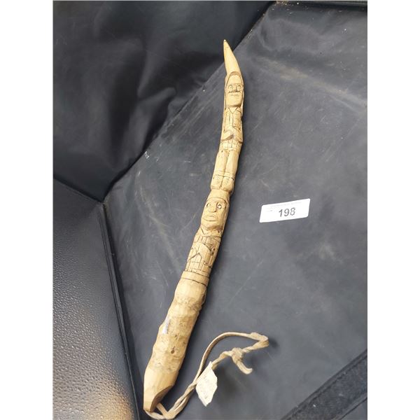 First Nations Carved Stick