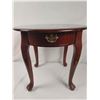 Image 2 : Vintage Wooden Accent Table with Decorative Handle