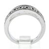 Image 9 : New 18k White Gold 1.0 ctw Round Brilliant Pave & Shared Prong Diamond Band Ring