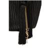 Image 7 : Saint Laurent YSL Black Canvas Fringe Bucket Bag