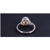 Image 4 : Platinum South Sea Pearl & Diamond Ring
