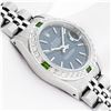 Image 9 : Rolex Stainless Steel Quickset Blue Index Datejust Wristwatch 26MM