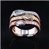 Image 3 : 1.81 ctw CENTER Diamond14K Yellow, White and Rose Gold Ring (2.92 ctw Diamonds)