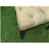 Image 26 : Qty 2 Carved Wooden Straight Tall-Back Chairs w/ Upholstered Seat & Back 19"x16"x54"H